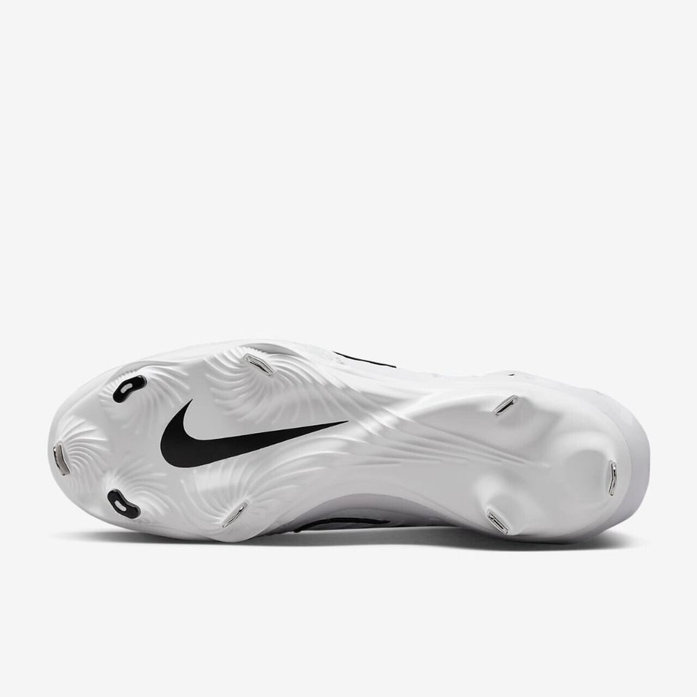 Nike Alpha Huarache NXT White Metal Baseball Cleat DJ6517-100 NEW - Picture 2 of 9